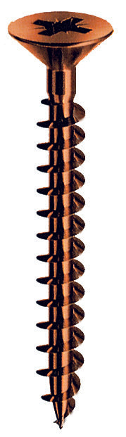 SC VITI PER LEGNO BRONZATE TP  6 X60 (PZ. 10)*- MUSTAD- 5,0 pz