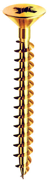 SC VITI PER LEGNO OTTONATE TP  4 X60 (PZ.10)*- MUSTAD- 5,0 pz