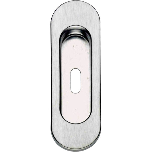 MANIGLIA OVALE PER PORTA SCORR C/FORO OTT CRO SAT- MARIVA- 24,0 pz