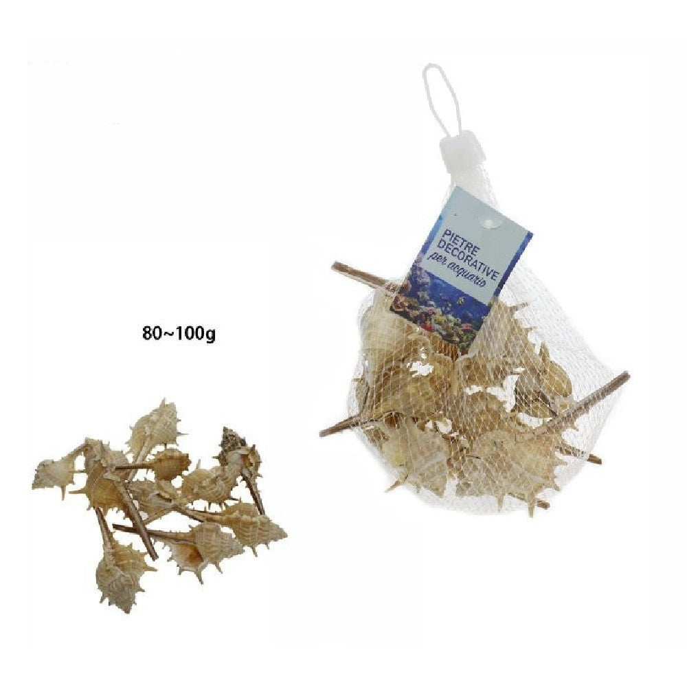 Trade Shop - Sacchetto Di Conchiglie Mare Arredo Decorazione Per Acquario Da 80-100 Gr. 70283 -