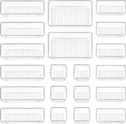 Organizzatore per capi di abbigliamento pieghevole, cassettiera per intimo, scatola per tessuti per intimo, abbigliamento, sciarpe, reggisen, calze, cravatte, grigio chiaro