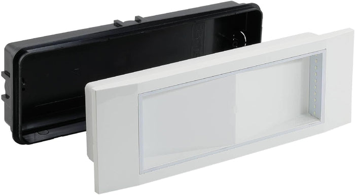 Stile beghelli lampada emergenza led incasso bianco 1499 11watt 6h ip40 pezzi 12