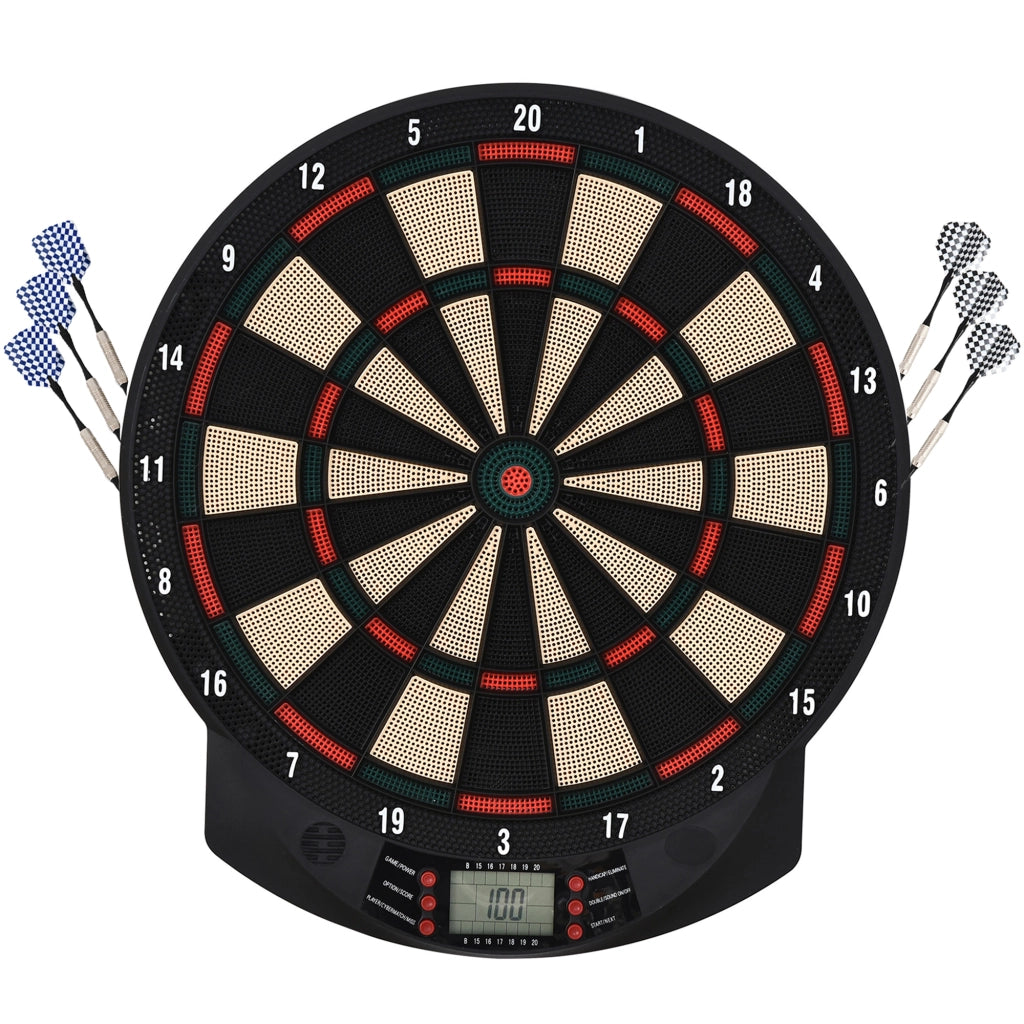 Bersaglio elettronico da freccette con punteggio automatico ¨C zephmum ¨C nero 44x39.5x2.2 cm