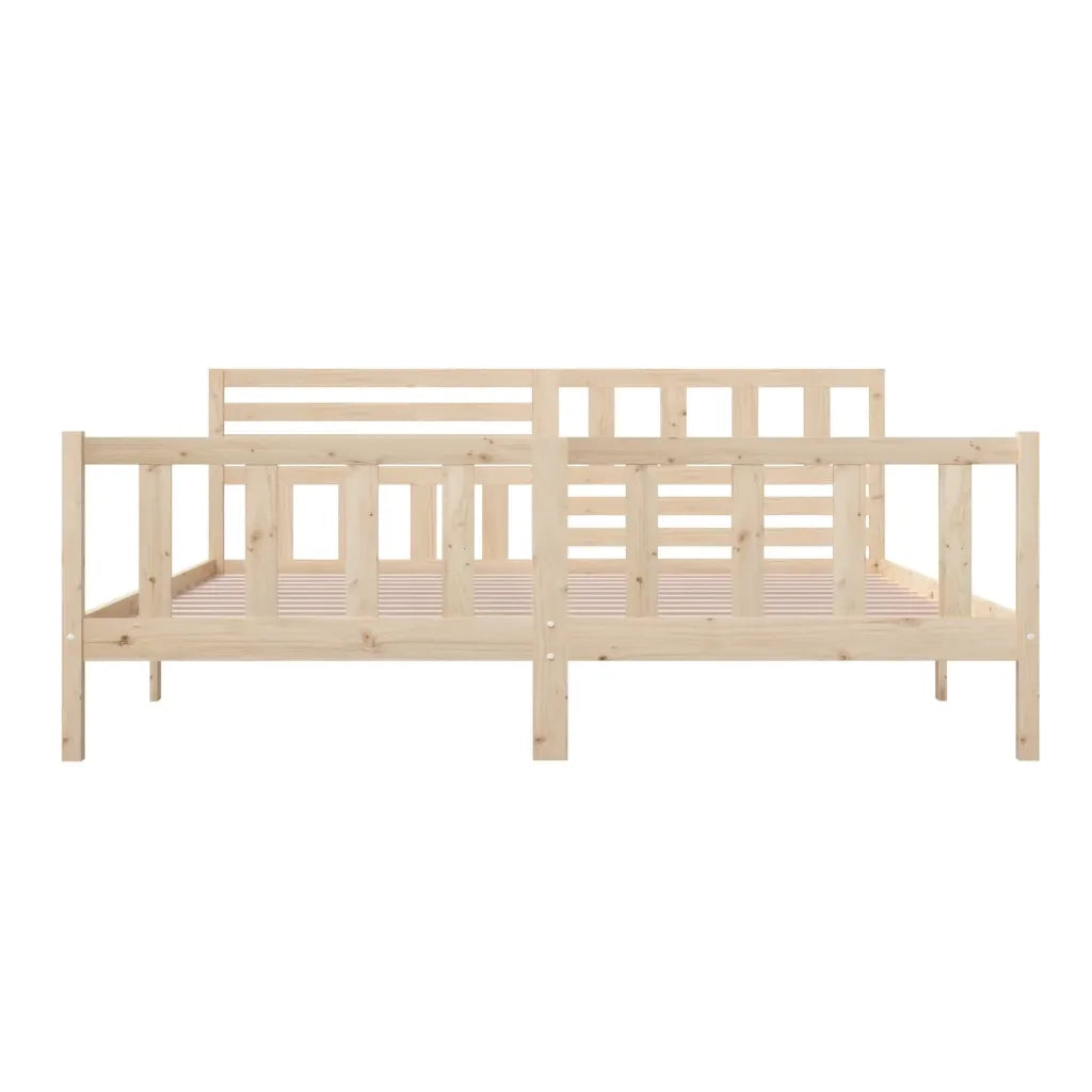 Giroletto-Struttura Letto in Legno Massello 200x200 cm 553303