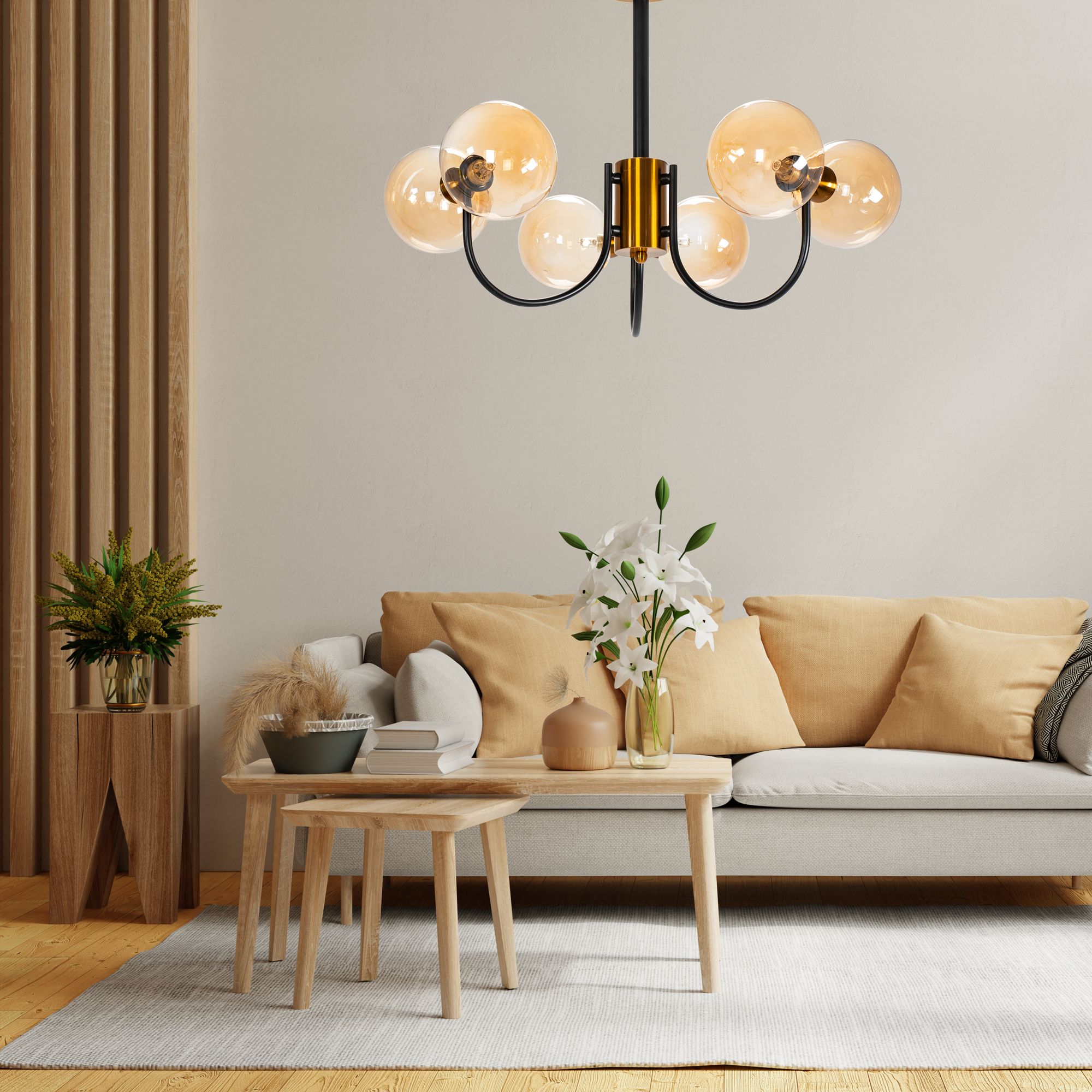 Lampada APP1120-6CP Gold