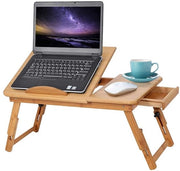 Scrivania Portatile Inclinabile - Scrivania in Legno con Scheda di Caricamento