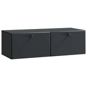 Mobile Porta TV da Muro-Credenza per TV sospesa 98 x 41 x 30 cm Nero 147748