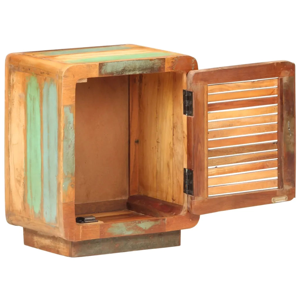 Comodino 40x30x50 cm in Legno Massello di Recupero cod mxl 30200