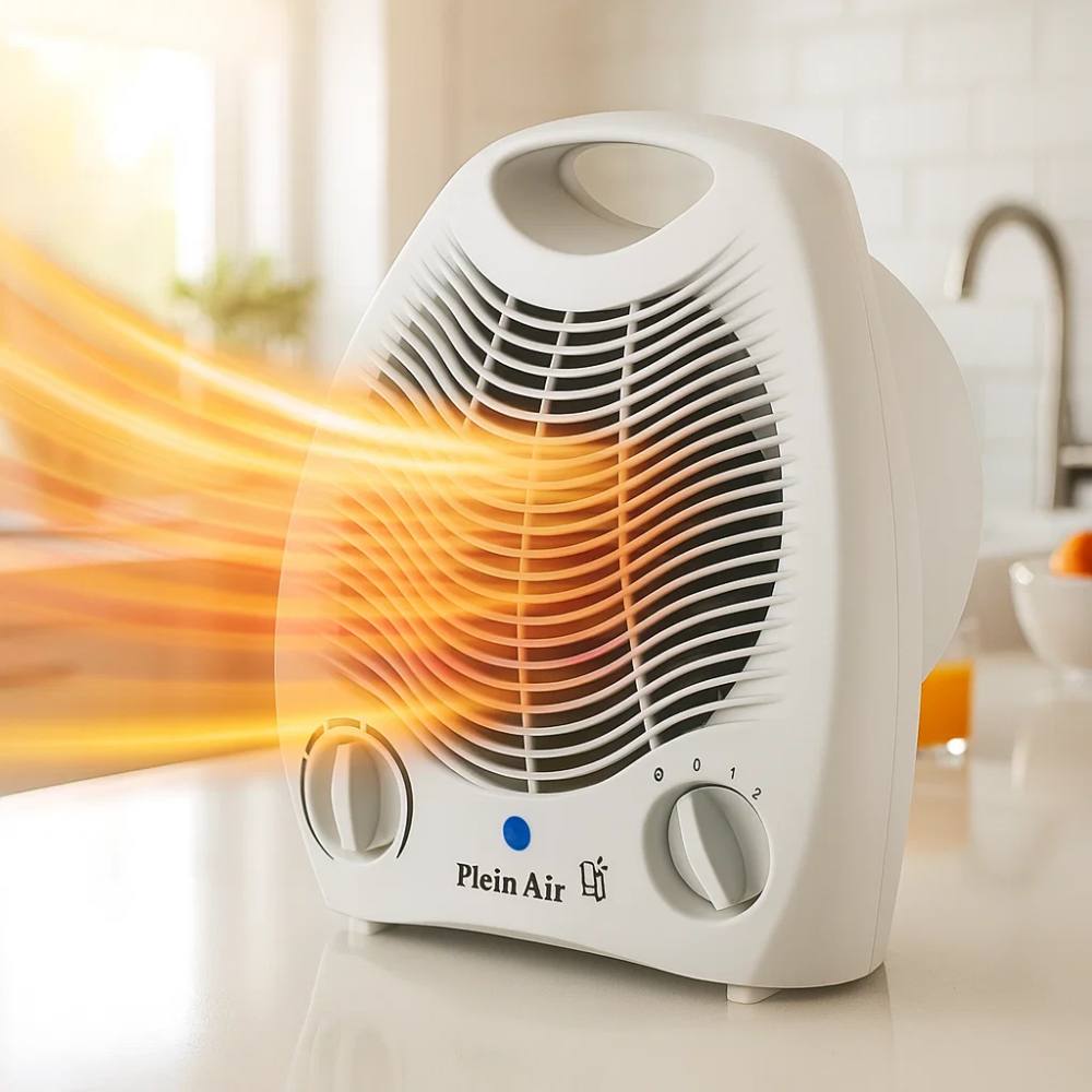 Kemper tv-ec termoventilatore elettrico 2000w compatto e sicuro