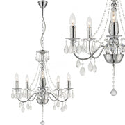 Lampada Da Soffitto Ebt014-5cp Chrome