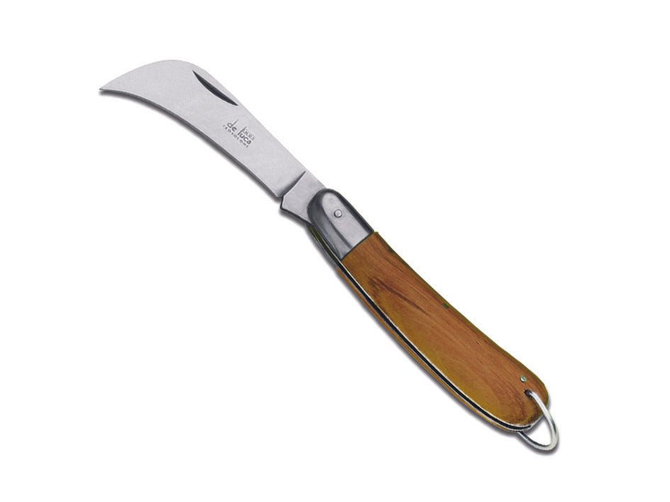 COLTELLO RONCOLETTA RICHIUDIBILE IN ACCIAIO INOX- - cm.19 - 2 blister DE LUCA