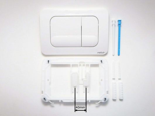 PLACCA DOPPIO SCARICO TROPEA VALSIR- Bianca- VALSI- pezzi 1