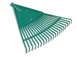 SCOPA PER FOGLIE IN PLASTICA FISSA- - 20 denti - cm.44x39,5h. - 6 pezzi IL CAMPO