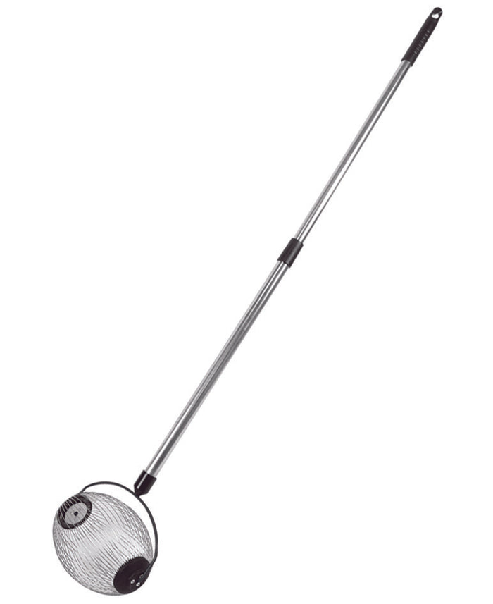 RACCOGLITORE PER NOCCIOLE E OLIVE CON MANICO TELESCOPICO CM.80120  cestello ø mm.230x170    IL CAMPO