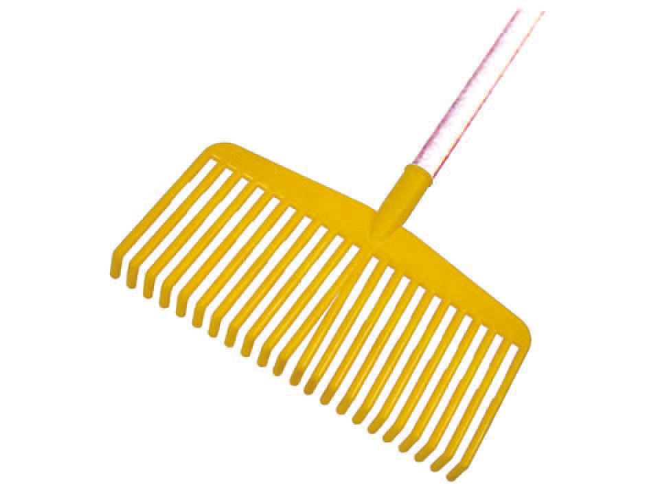 SCOPA RACCOGLI OLIVE SENZA MANICO- - 22 denti, cm.39 - peso gr.180 - 5 pezzi