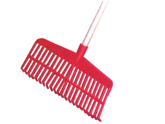 SCOPA RACCOGLI NOCCIOLE E FOGLIE SENZA MANICO- - 22 denti, cm.39 - peso gr.200 - 5 pezzi