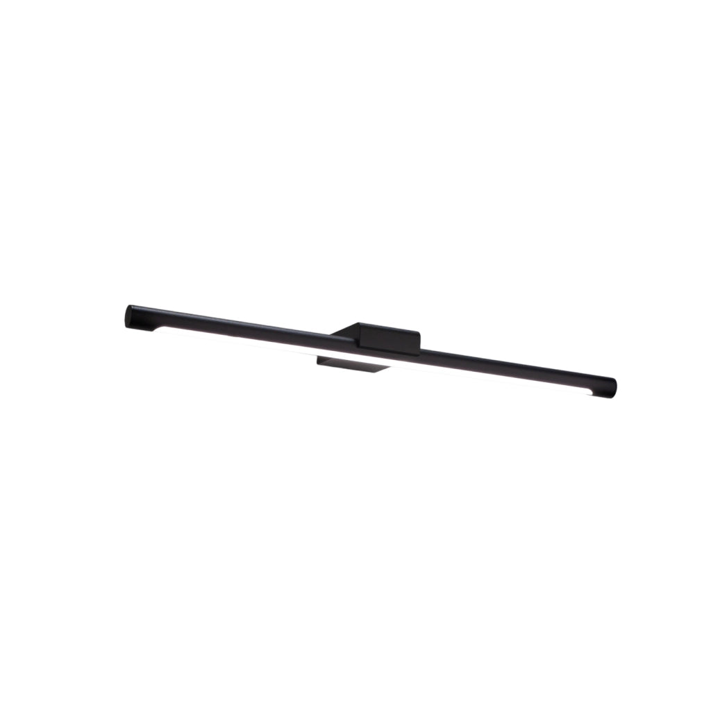 Lampada a Parete LED Indiretta GAP 18W 1800lm 3000K Alluminio Nero Opaco IP44 Dimmerabile - Gealuce