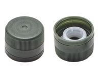 TAPPO IN PLASTICA VERDE PER BOTTIGLIA MARASCA MM.31,5X24H. C/VERSATORE- - mm.31,5x24h. - 100 pezzi