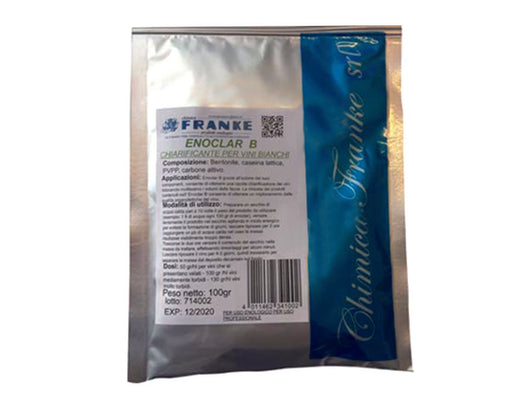 CHIARIFICANTE ENOCLAR B PER VINO BIANCO- - gr.100 - 5 pezzi