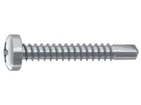 VITE AUTOPERFORANTE TC CAVA PH IN ACCIAIO ZINCATO BIANCO- - ø mm.3,5x19 - 1000 pezzi AMBROVIT