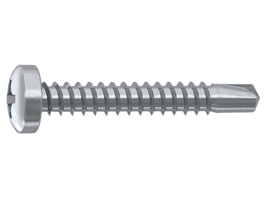 VITE AUTOPERFORANTE TC CAVA PH IN ACCIAIO ZINCATO BIANCO- - ø mm.3,5x19 - 1000 pezzi AMBROVIT