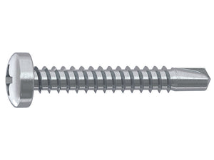 VITE AUTOPERFORANTE TC CAVA PH IN ACCIAIO ZINCATO BIANCO- - ø mm.3,5x16 - 1000 pezzi AMBROVIT