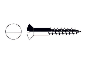 VITI PER LEGNO TESTA GOCCIA DI SEGO- - ø mm.3x35 ferro bronzato - 200 pezzi MUSTAD