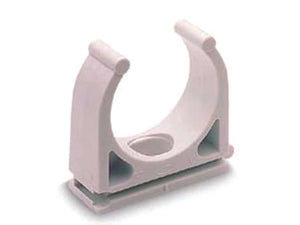 FISSATUBO A CLIPS APERTO PER TUBI FT- - ø mm.20 FT20 - 100 pezzi FISCHER