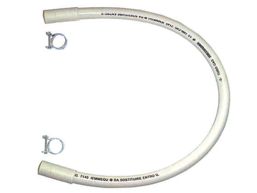 TUBO GAS METANO CON FASCETTE  cm.100