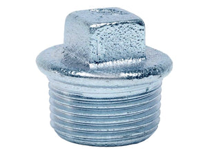 TAPPO MASCHIO CON BORDO IN GHISA ZINCATA- - M 3/4 - 10 pezzi