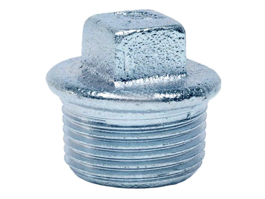 TAPPO MASCHIO CON BORDO IN GHISA ZINCATA- - M 3/4 - 10 pezzi