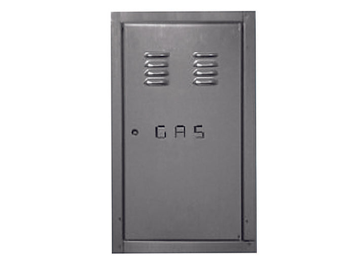 SPORTELLO CONTATORE GAS IN ACCIAIO ZINCATO   cm.40x55h.