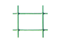 RETE ELETTROSALDATA ZINCATA PLASTIFICATA VERDE ROTOLO MT.25 MM.25X50- maglia mm.50x25 filo ø mm.2,3 est.- cm.100h. mt.25 - 1 rotolo T-REX