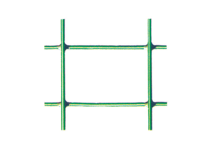 RETE ELETTROSALDATA ZINCATA PLASTIFICATA VERDE ROTOLO MT.25 MM.25X50- maglia mm.50x25 filo ø mm.2,3 est.- cm.100h. mt.25 - 1 rotolo T-REX