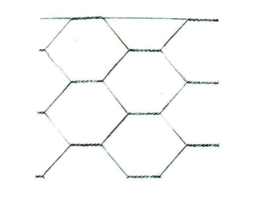 RETE TRIPLA TORSIONE ZINCATA DOPO LA TESSITURA- maglia 51/4 spessore filo ø mm.0,8 mt.50 cm.200h. - 1 rotolo T-REX