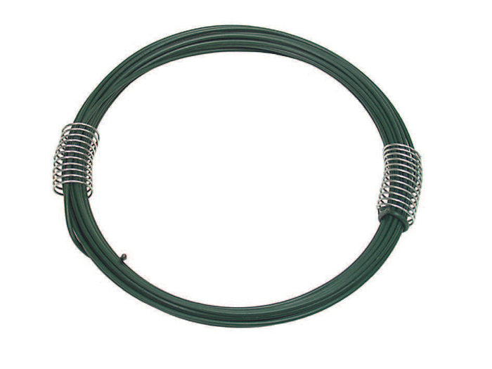 FILO FERRO ZINCATO E PLASTIFICATO VERDE- - n° 8 filo  EE ¸ mm.14 mt.16 - 30 matassa T-REX