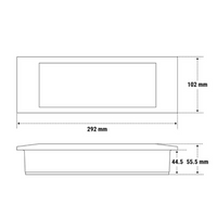Stile beghelli lampada emergenza led incasso bianco 1499l 11watt 6h ip40 pezzi 12