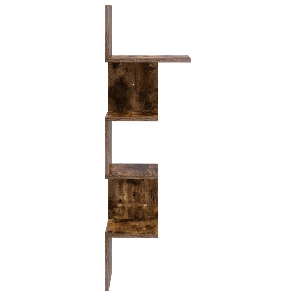 Scaffale da parete A parete Rovere Fumo 32 x 21 x 107 cm 8012136