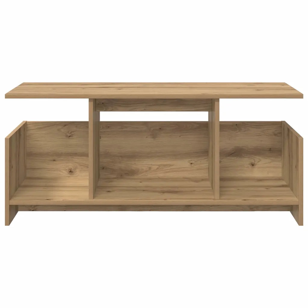 Supporto TV-Credenza per TV-Mobile TV Rovere artigianale 102 x 35 x 45 cm