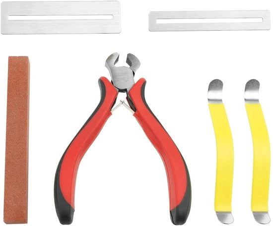 Kit di pulizia per chitarre in acciaio inossidabile 6 pezzi