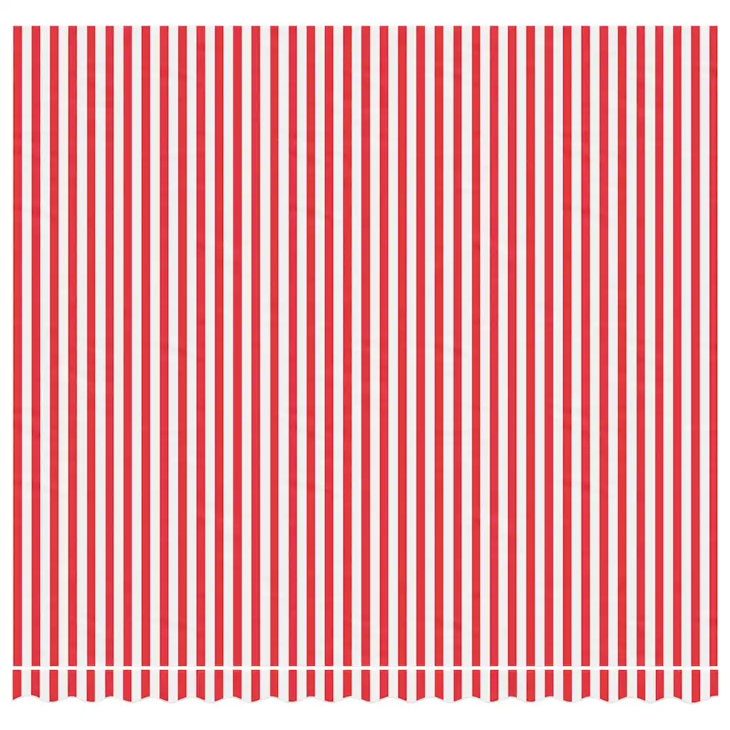 Tessuto di Ricambio per Tenda Strisce Rosse e Bianche 4x3,5 m 367717