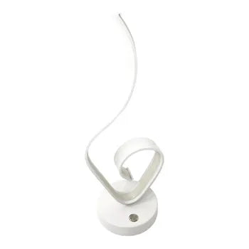 Lampada da Scrivania Luce da tavolo LED 10W Design Onde Abat Jour Lume Moderno LUCE NATURALE 4000K