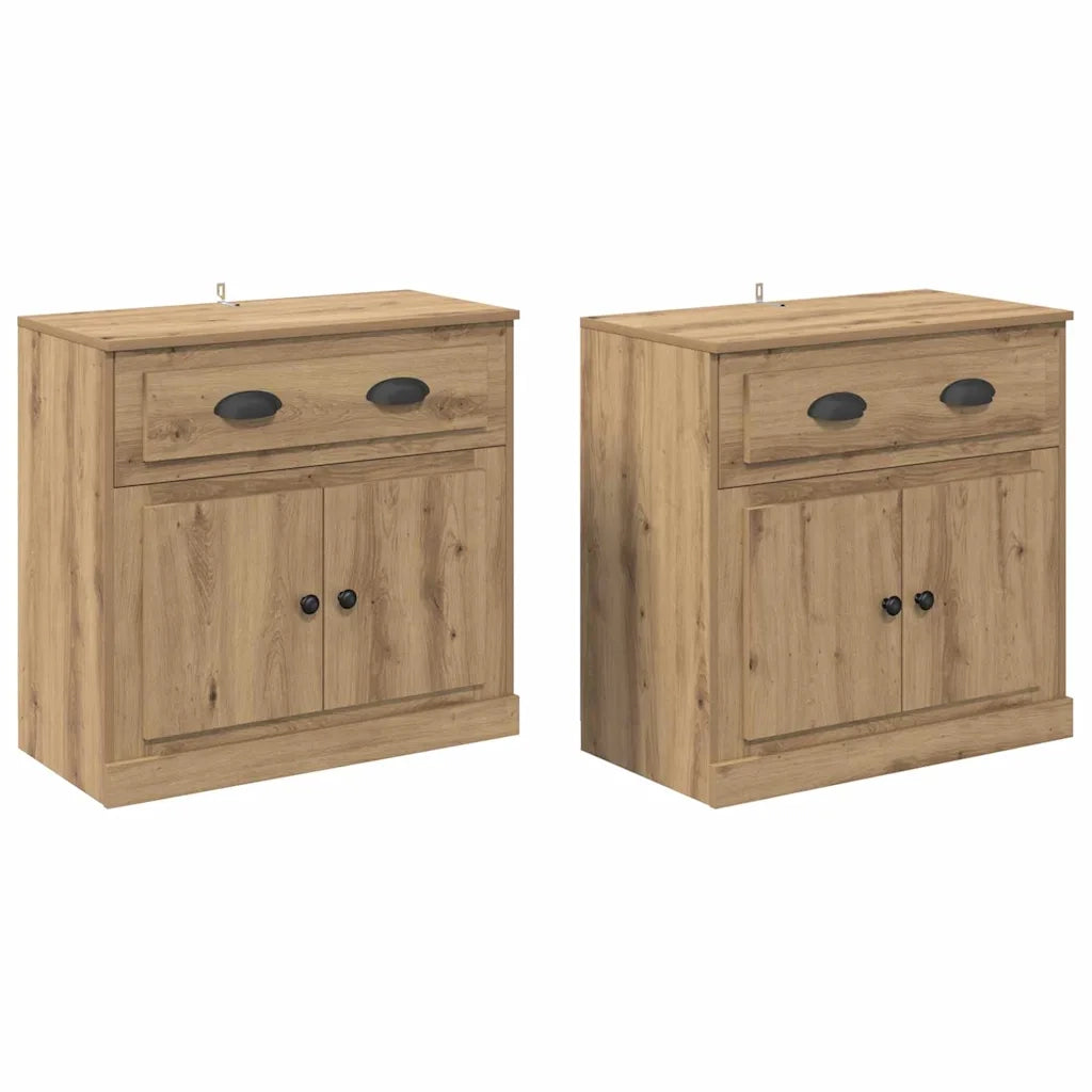 Credenza | Sideboards 2 pcs Rovere artigianale 70 x 35,5 x 67,5 cm