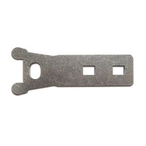 PORTALUCCHETTO PIANO ORIZ ACC ZINC 8X155 MM- 2,0 pz
