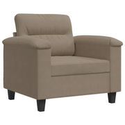 Poltrona | Sedia Relax Tortora 60 cm in Microfibra