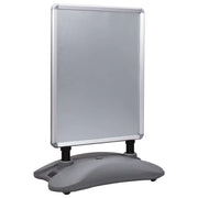Piedistallo per Poster A1 Base ad Acqua Grigio Lega Alluminio cod mxl 73375