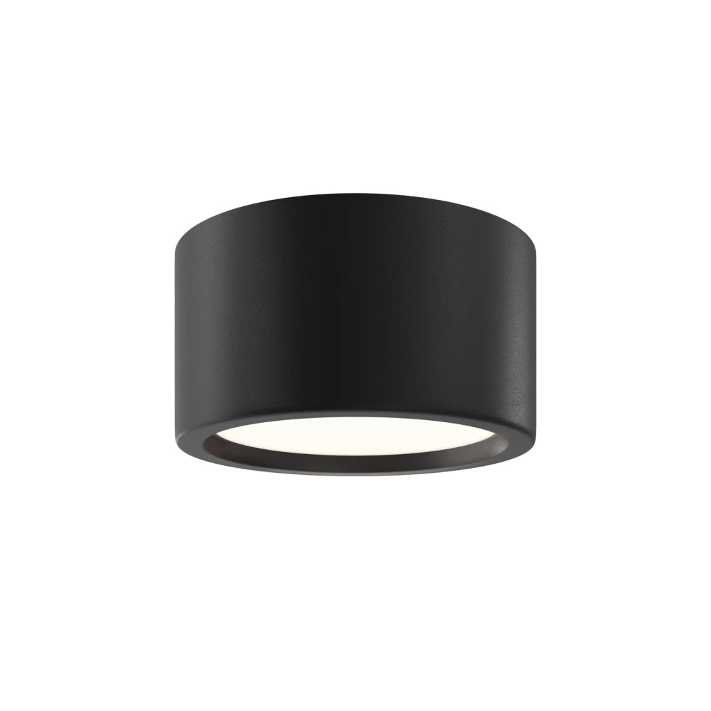 Maytoni Lampada da soffitto moderna Hydra 1 luce LED integrato nero alluminio