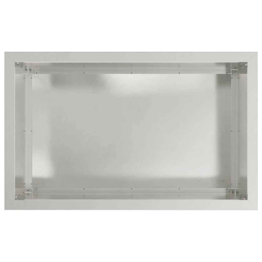 Fioriera da giardino con LED Argento 50 x 80 x 48 cm 8008218