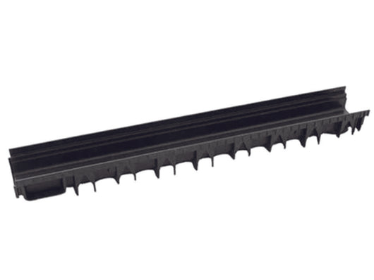 CANALETTA IN POLIPROPILENE CM.100X13 NERA  cm.100x13x15h