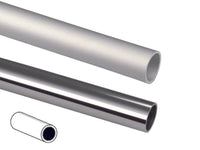 PROFILO TUBO TONDO IN ALLUMINIO- - ø mm.16 mt.1 argento - 5 pezzi